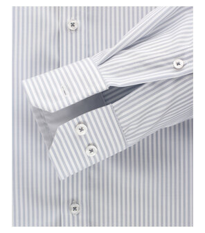 Venti Slim-Fit Regular Striped Light Grey