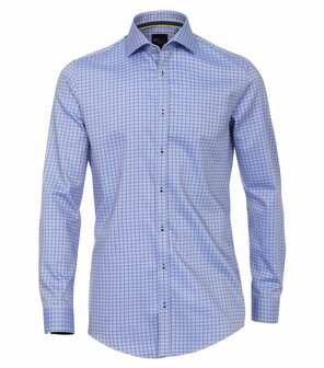 Venti Slim-Fit Mouwlengte 7 Blue Dots